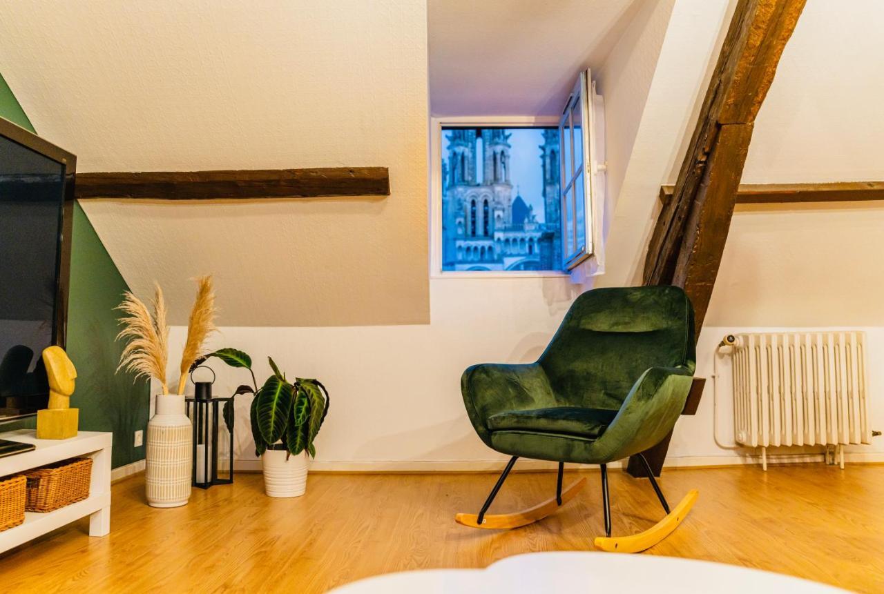 Appartement Nid Douillet La Cour Du Dauphin, Vue Cathedrale Imprenable Laon